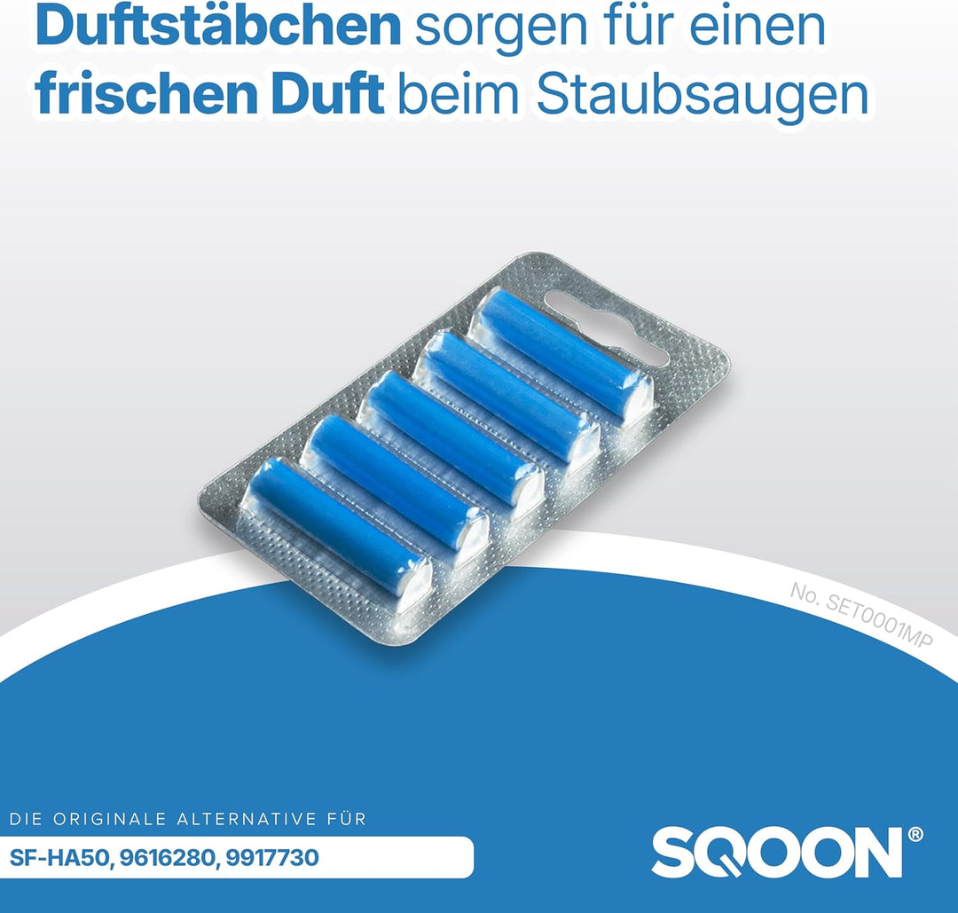 SQOON® Staubsaugerbeutel + HEPA-Filter 22 Stücke geeignet für Miele Miele Complete C2, Complete C3,