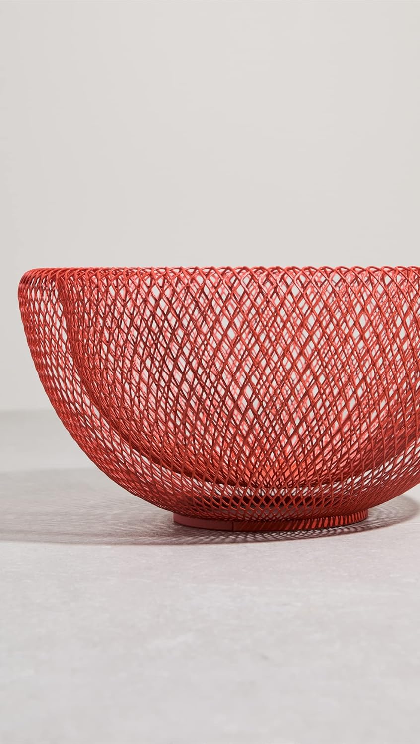 MOMA Wire MESH Bowls | OBSTSCHALEN Rot