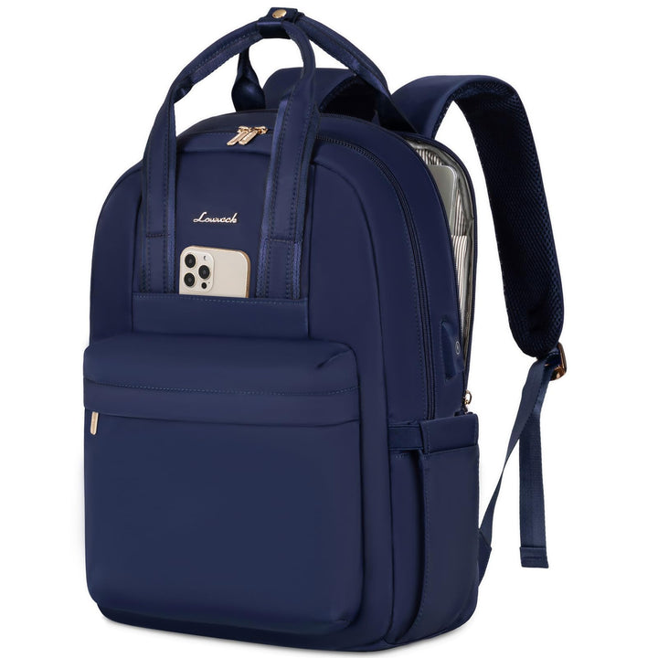 LOVEVOOK Rucksack Damen Gross, 17 Zoll Laptop Schulrucksack Teenager mit Laptopfach, Elegant Schulta