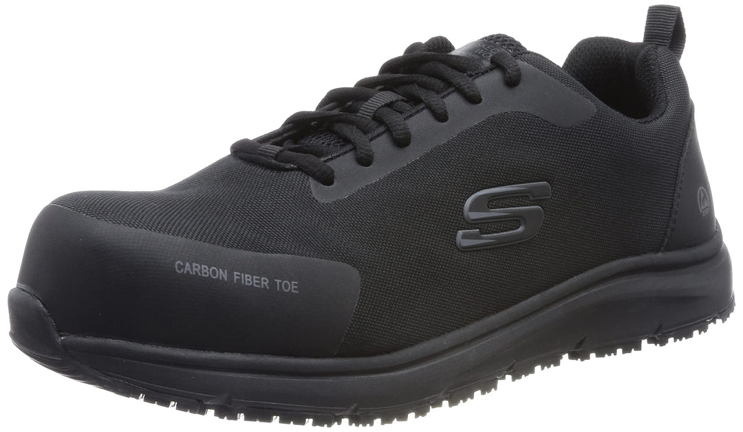 Skechers Herren 200090ec Blk Sneaker 42 EU Black Textile Synthetic, 42 EU Black Textile Synthetic
