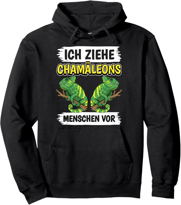Ich ziehe Chamäleons Menschen vor Chamäleon Pullover Hoodie