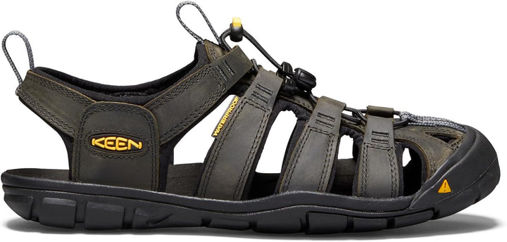 KEEN Clearwater CNX Herren Sandalen 44 EU Magnet Black Leder, 44 EU Magnet Black Leder