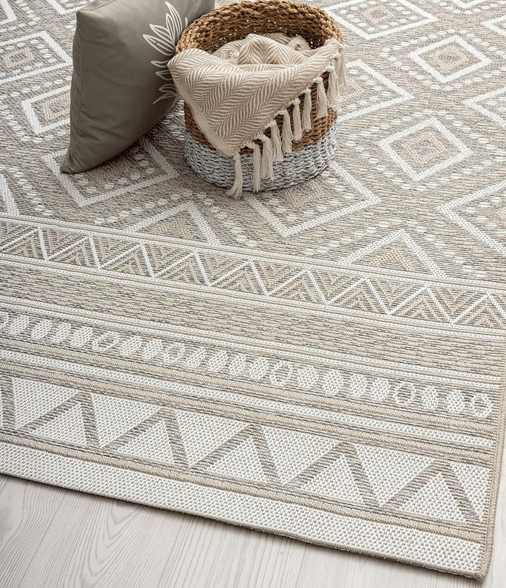 the carpet Calgary - robuster Teppich, Flachgewebe, modernes Design, ideal für Wohnzimmer, Esszimmer