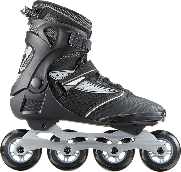 FILA Herren Legacy Pro 80 Inline Skate 6.5 schwarz/silber/rot, 6.5 schwarz/silber/rot