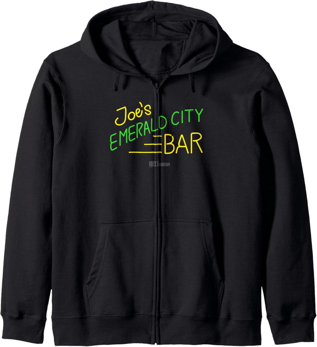 Grey's Anatomy Joe's Smaragdgrüne Stadtbar Kapuzenjacke