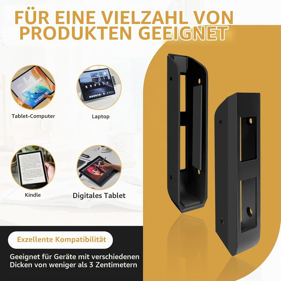 Laptop Halterung Wand, Laptop Ablage Schreibtisch, Untertisch Ablage zur Verwendung Unter Schreibtis