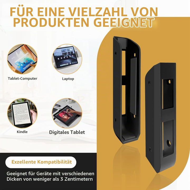 Laptop Halterung Wand, Laptop Ablage Schreibtisch, Untertisch Ablage zur Verwendung Unter Schreibtis
