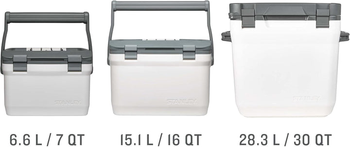 Stanley Adventure Outdoor Cooler 6,6 Liter / 7QT Polar Weiss - Camping Kühlbox Klein - BPA-frei - De
