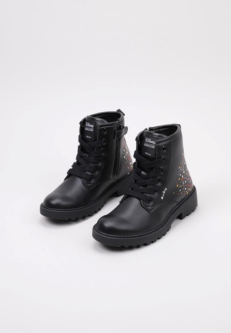 Geox Mädchen J Casey Girl Ankle Boot 28 EU Black Multicolor, 28 EU Black Multicolor