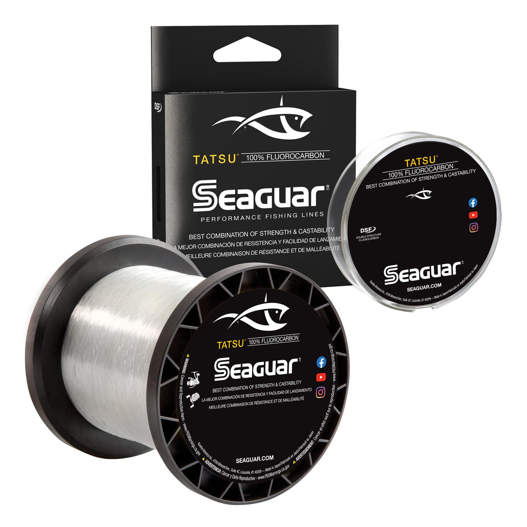 Seaguar Tatsu, stark und geschmeidig, Premium, 100 % Fluorocarbon-Performance, praktisch unsichtbar
