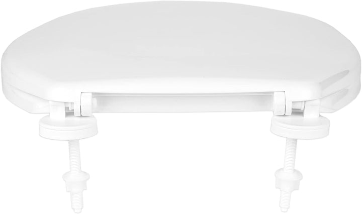 BigDean WC-Sitz oval - weiss 46x37 cm - Aus Thermoplast-Kunststoff - Einfache Montage - Toilettensit