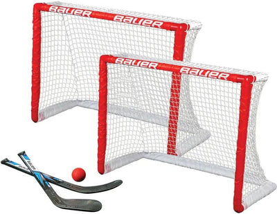 BAUER Knee Hockey Goal 2er Set 30.5' - 2 Tore, 2 Ministicks & 1 Foam Ball, M