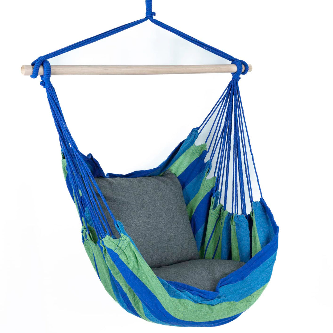 Brasilianischer Hängesessel Universe Premium Qualität aus Baumwolle und Polyester für ultimativen Ko