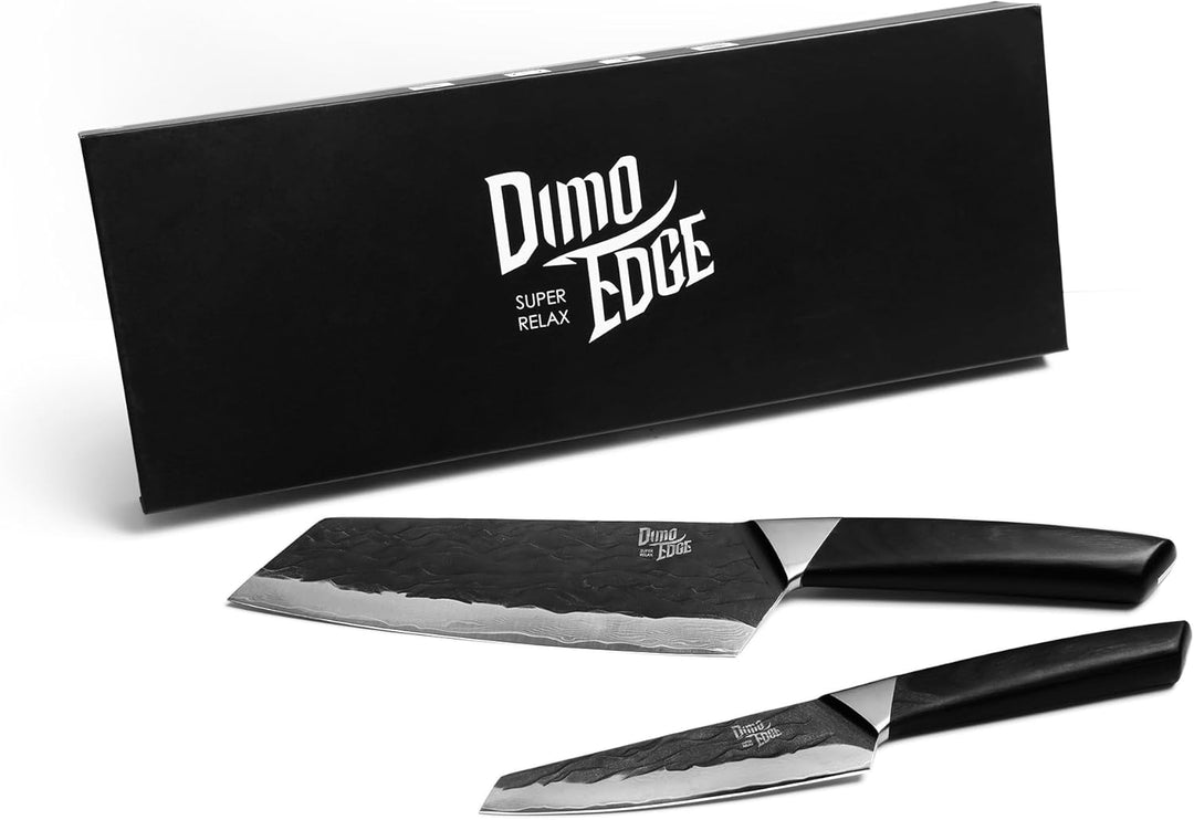 2 tlg Damastmesser Set, 17,8 cm Bunka Messer und 12,7 cm Allzweckmesser, 67 Lagen Damaszener Stahl g