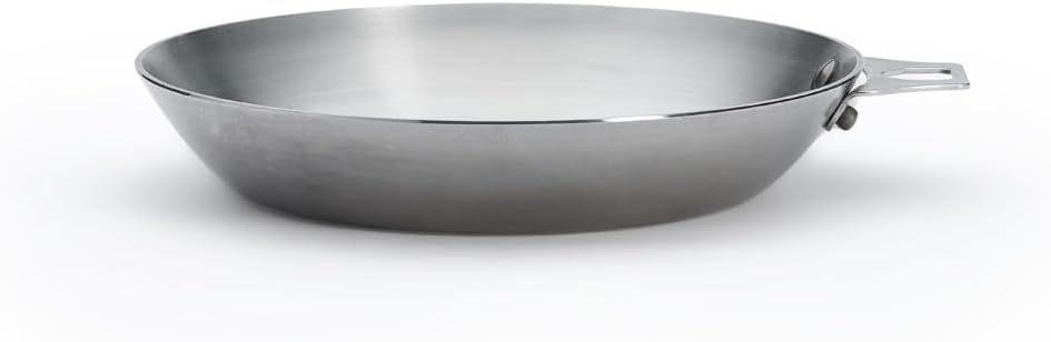 De Buyer Eisenpfanne, Edelstahl, Silber, 24 cm 27.9 x 20.1 x 10.9 cm, 27.9 x 20.1 x 10.9 cm