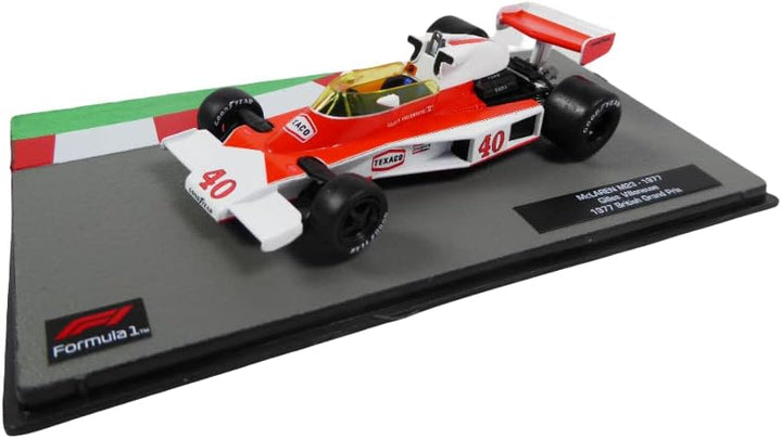 OPO 10 - Formel 1 Auto 1/43 kompatibel mit McLaren M23 1977 Gilles Villeneuve British GP - MFD03