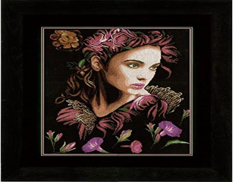 LANARTE PN Zählmusterpackung In Gedanken Kreuzstichpackung, Baumwolle, Mehrfarbig, 36 x 46 x 0.3 cm,