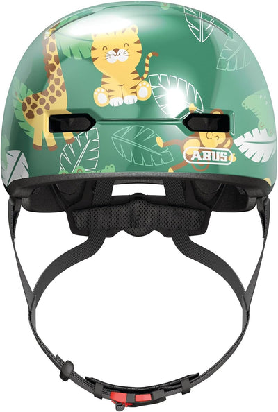 ABUS Kinderhelm Skurb Kid - robuster Fahrradhelm im Skater-Look mit Platz für einen Zopf und vielfäl