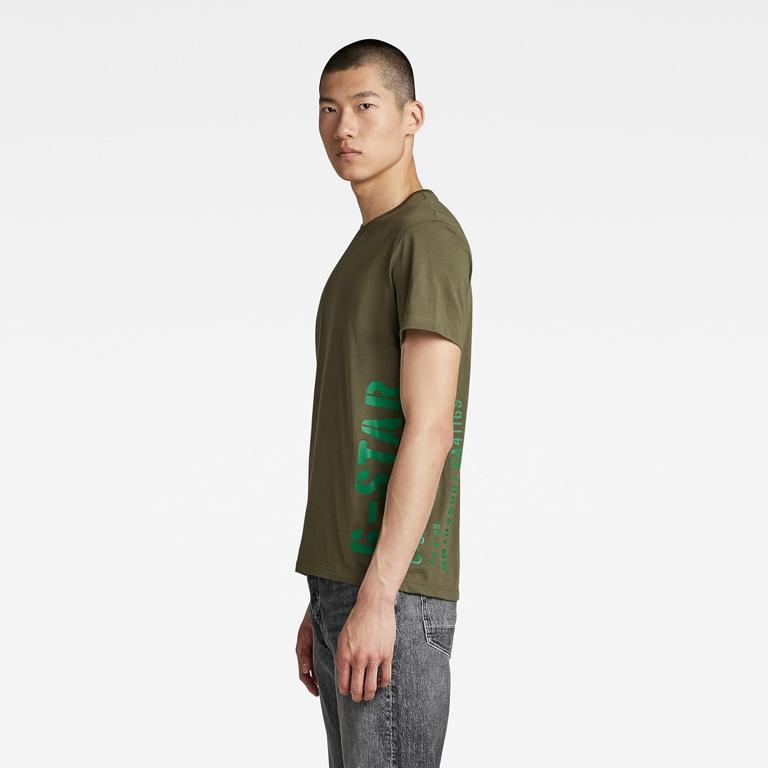 G-STAR Herren Originals T-Shirt XS Grün (Shadow Olive D22780-336-b230), XS Grün (Shadow Olive D