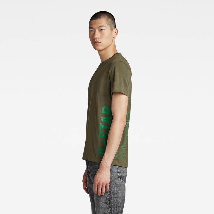 G-STAR Herren Originals T-Shirt XS Grün (Shadow Olive D22780-336-b230), XS Grün (Shadow Olive D
