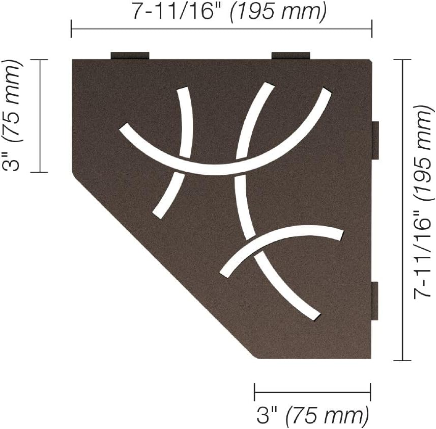 Schlüter SHELF-E-S2 Curve Bronze