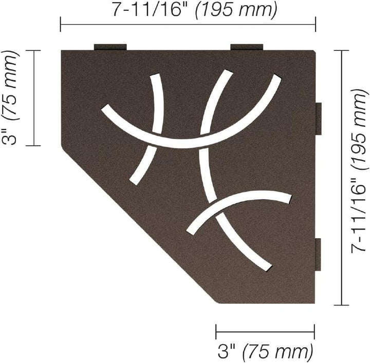Schlüter SHELF-E-S2 Curve Bronze