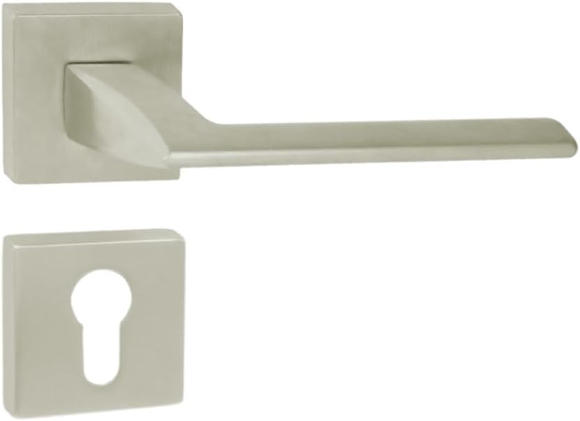 domino Türgriff ELIZA-QR M9 PZ-Profilzylinder Drückergarnitur für Zimmertüren Türdrücker-Set Rosette