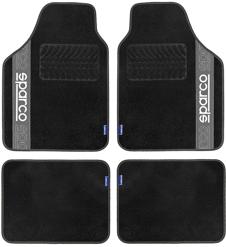 Sparco Teppichboden F510 Schwarz/Grau Teppichboden TEPPICH F510 GRAU, TEPPICH F510 GRAU