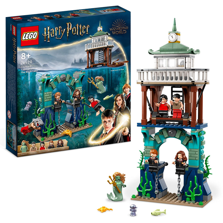 LEGO 76420 Harry Potter Trimagisches Turnier: Der Schwarze See, Feuerkelch Spielzeug für Kinder, Jun