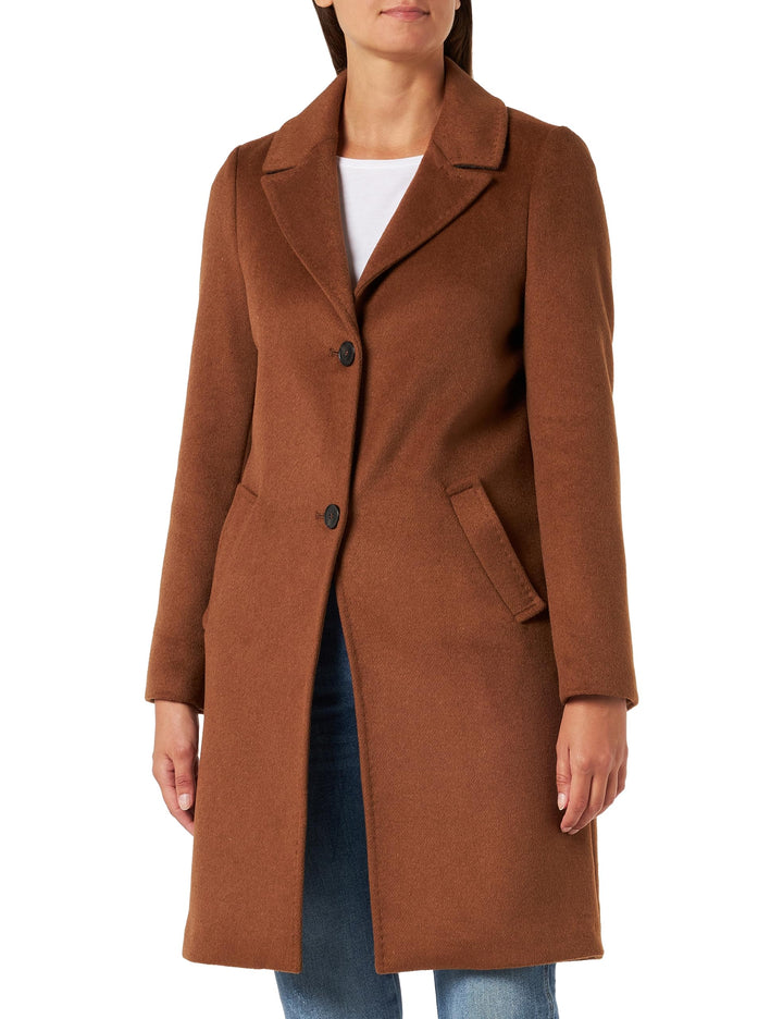 s.Oliver Damen Outdoor Mantel 42 Brown, 42 Brown