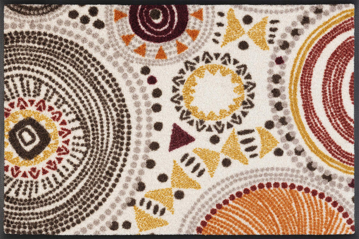 wash+dry Fussmatte, Boho Style 50x75 cm, innen und aussen, waschbar 50/75, 50/75