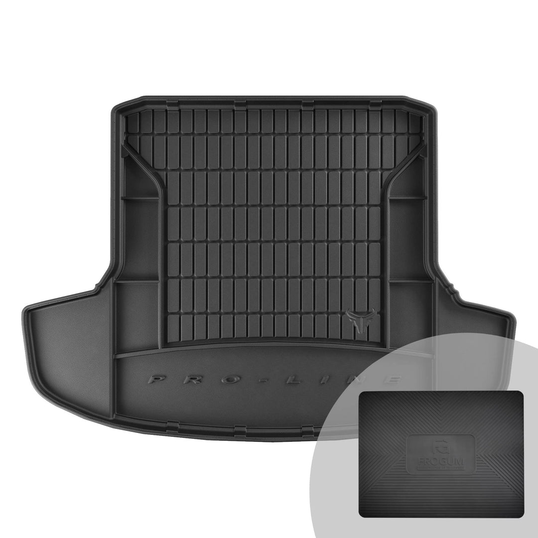 FROGUM ProLine 3D Gummimatte Exklusive Auto Kofferraummatte Kofferraumwanne für Skoda Superb II 2008