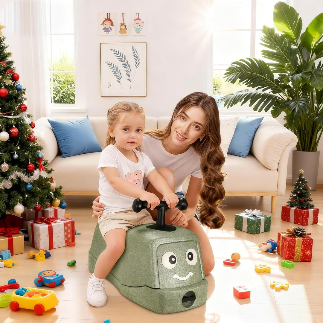 MAMIZO 5 in 1 Rutschauto ab 1 Jahr, Babyrutscher mit 4 PCs 360° Geräuschlose Räder, Babyroller bis 2