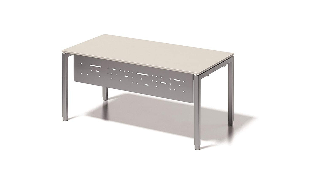 BISLEY Cito Fussraumblende für Schreibtisch B 1600 mm, Metall, 355 Silber, 3.2 x 14.5 x 0.6 cm, 355