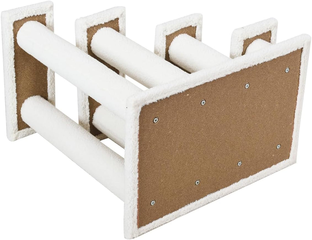 SOARS Katzentreppe, 4-stufige Haustiertreppe, Treppe für Katzen bis 25 kg, Hundetreppe, Kletterbaum