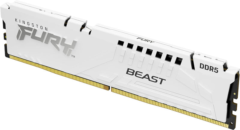 Kingston FURY Beast Weiss XMP 16GB 5600MT/s DDR5 CL40 DIMM Desktop Gaming Speicher Einzelnes Modul -