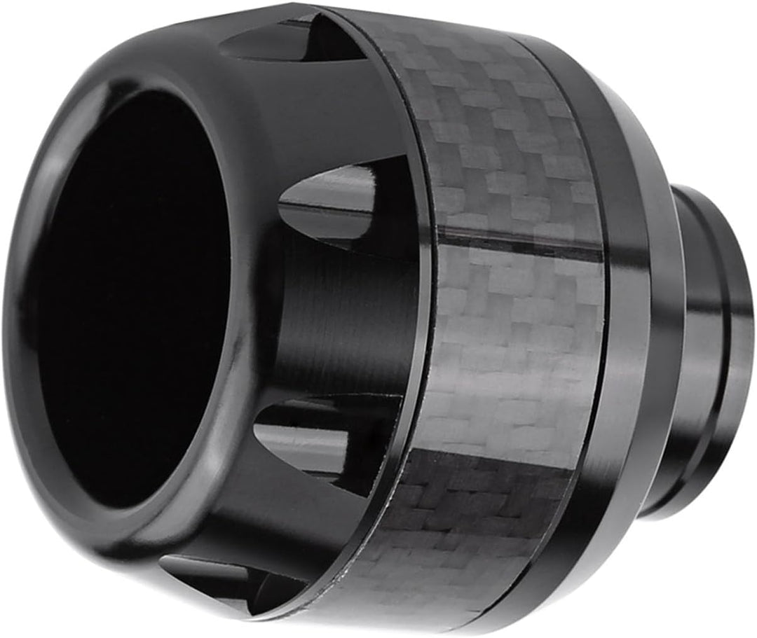 Carbon-Faser-Motorrad-Vordergabel-Sturzpads Crash-Schutzkissen-Paar Fahrradfahrer (Schwarz),Sonstige