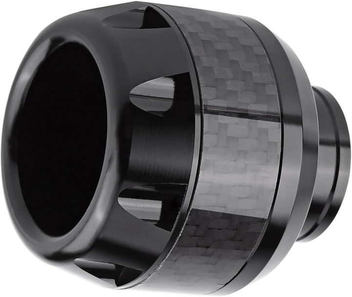 Carbon-Faser-Motorrad-Vordergabel-Sturzpads Crash-Schutzkissen-Paar Fahrradfahrer (Schwarz),Sonstige