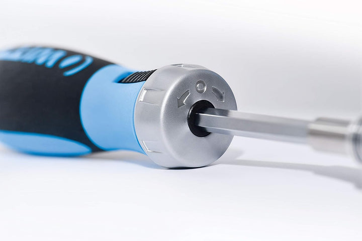 Witte Pro Bitdrive Ratchet Schraubendreher mit Ratsche (mit Bit-Magazin, Torx T10-40, Schnellwechsel