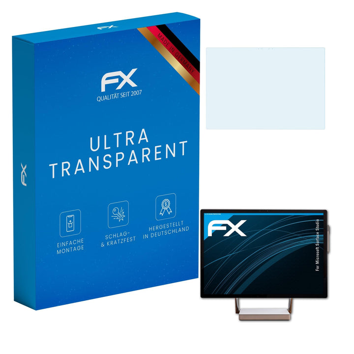 atFoliX Schutzfolie kompatibel mit Microsoft Surface Studio Folie, ultraklare FX Displayschutzfolie
