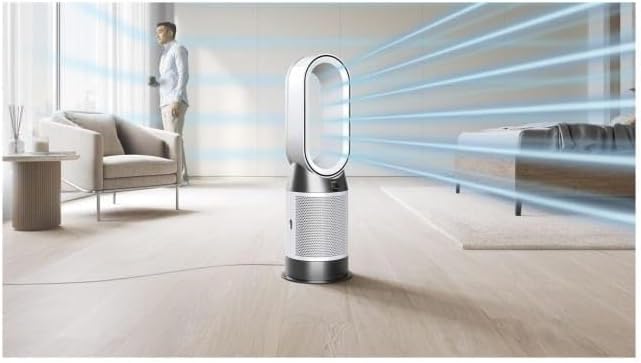 Dyson Purifier Hot+Cool HP1 Luftreiniger mit kraftvoller Wärmefunktion (Weiss/Weiss)