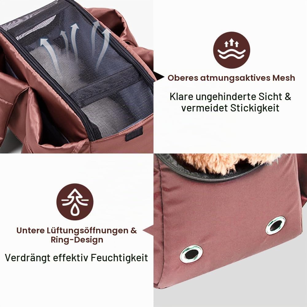 Handtasche für kleine Hunde, Katzen und Welpen, Weiche Hunde-Reisetasche, Faltbar Leicht Tragetasche