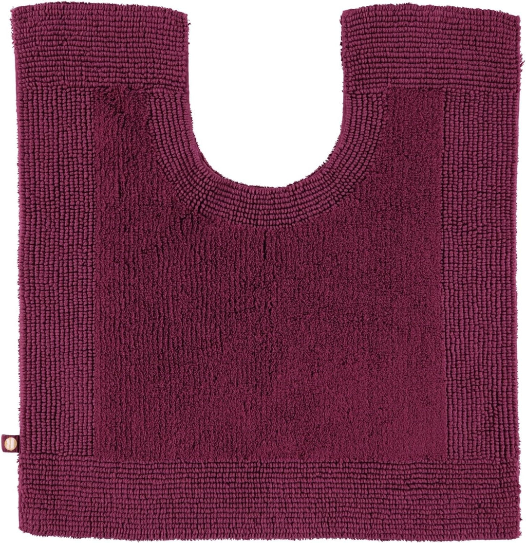 RHOMTUFT Prestige Badteppich 237 Brombeer, 60 x 60 cm WC-Vorleger mit Ausschnitt 60 x 60 cm WC-Vorle