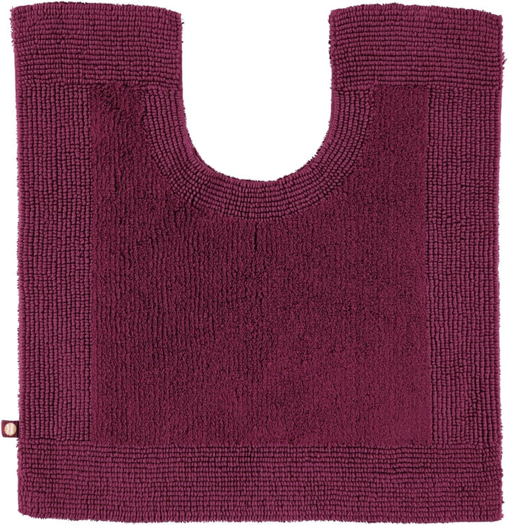 RHOMTUFT Prestige Badteppich 237 Brombeer, 60 x 60 cm WC-Vorleger mit Ausschnitt 60 x 60 cm WC-Vorle