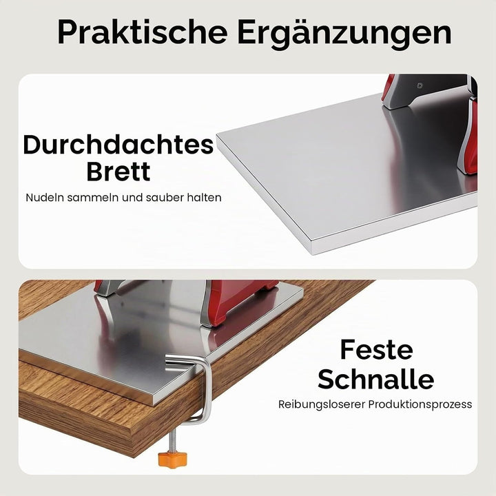 Nudelmaschine aus Edelstahl, gewerbliche Nudelmaschine, Nudelmaschine, Nudelmaschine für Spaghetti,