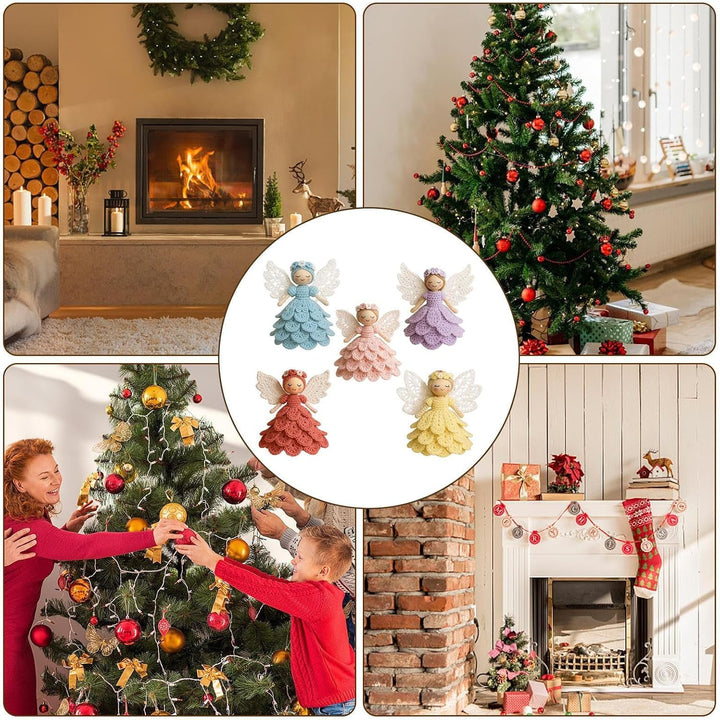 Anfänger Häkel-Set Für Erwachsene | Engel Puppe Ornament Strickhandwerk | Strick Set | Für Frauen Mä