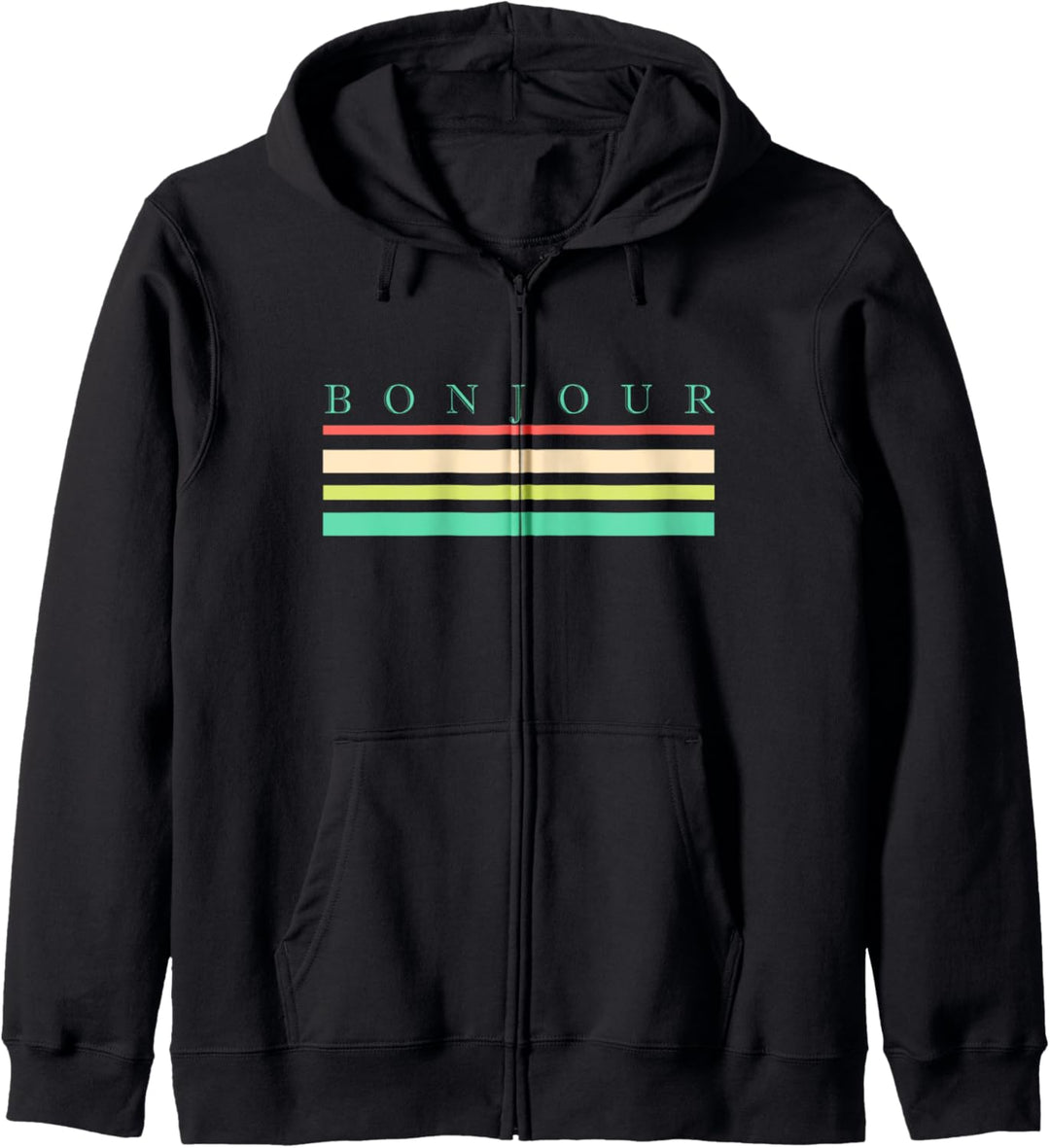 Awesome Trendy Bonjour Chic Kapuzenjacke