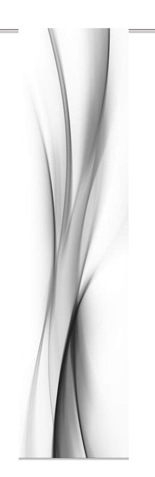 Schiebevorhang Deko Blickdicht Rochelle Grösse BxH 60x245 cm, grau