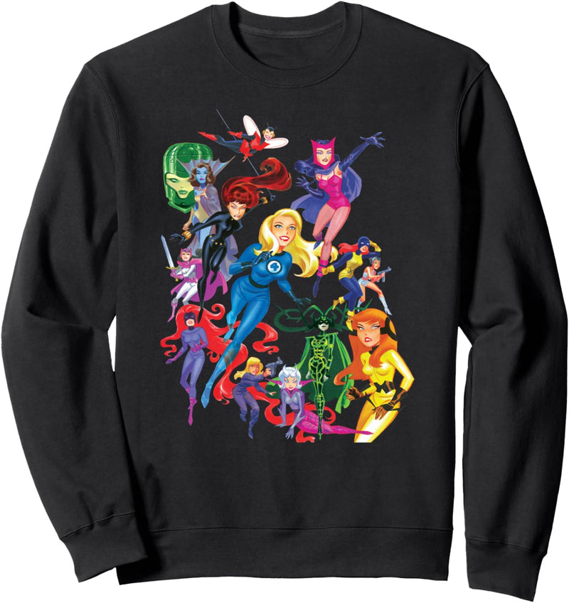 Women of Marvel Female Super Heroes Sweatshirt