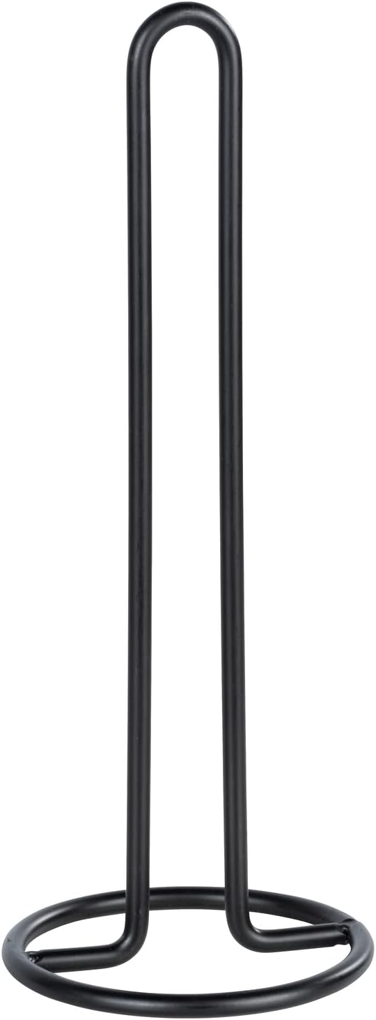 APS „Urban“ runder Metallgitter Korb, stabiler Gitterkorb, Ø 20 cm x H: 8,5 cm, Schwarz &amp; WENKO Küch